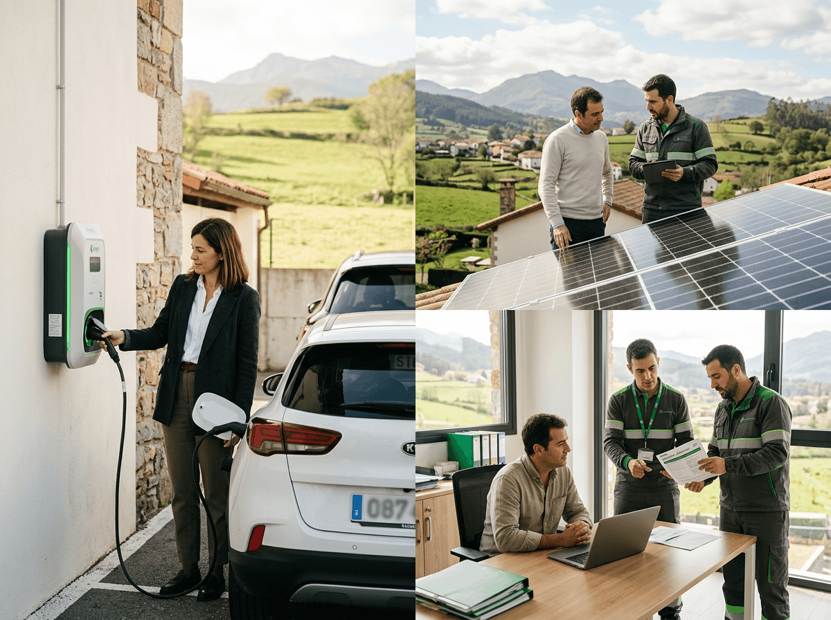 Soluciones Eléctricas Integrales en Asturias Servicios integrales de electricidad en Asturias: wallbox, autoconsumo, boletines